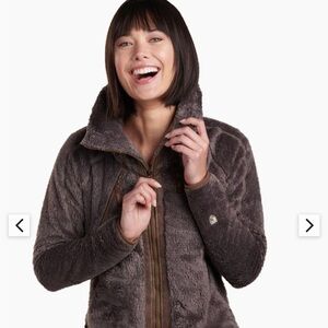 Kuhl Hooded Flight Jacket in Breen - small